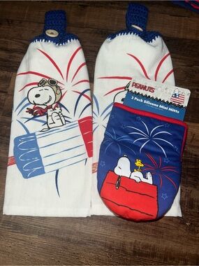 Peanuts Snoopy 4th of July Kitchen Set
